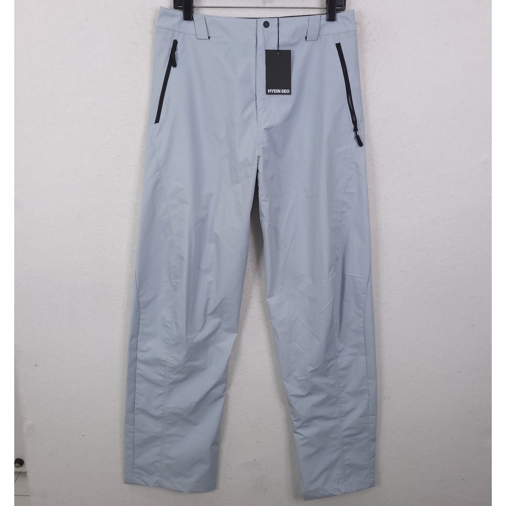 Hyein Seo Shell Pants Mens Size 4 Light Blue FW22 Techwear Nylon Trousers